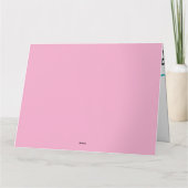 Mamma kitty and Lily Mother Day Karte (Rückseite)