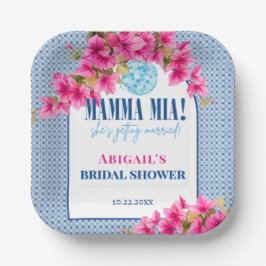 Mamma Mia  Bridal Shower Pappteller