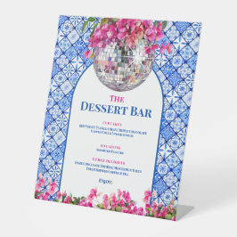 Mamma Mia Dessert Bar Sockelschild