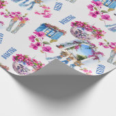 Mamma Mia Disco Ball Mediterranean Gift Geschenkpapier (Ecke)