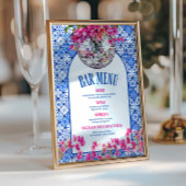 Mamma Mia Disco Custom Bar Drinks Menü Menükarte