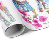 Mamma Mia Disco Kugel Mittelmeer-Geschenk Geschenkpapier (Rolleneckpunkt)