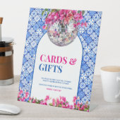 Mamma Mia Geschenktisch Karten und Geschenke Sockelschild (In Situ)