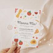 Mamma Mia Italia Brautparty Einladung