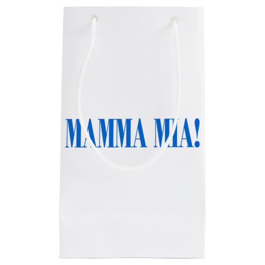 Mamma Mia Italian Novelty Weihnachtsgeschenk Kleine Geschenktüte (Vorderseite)
