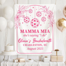 Mamma Mia Junggesellinnenabschied-Banner, Sie Sagt