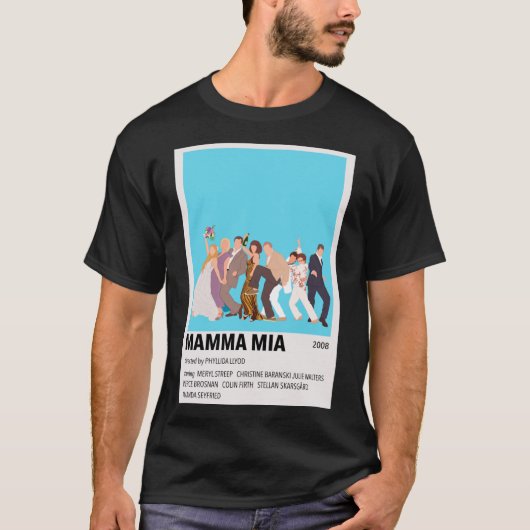 Mamma Mia Minimalistisch Poster Classic T - Shirt (Vorderseite)