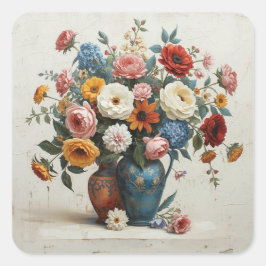 Mamma Mia! - Nonna Mia!  Quadratischer Aufkleber