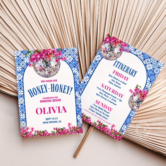 Mamma Mia She fand ihren Honig- Honey Bachelorette Einladung