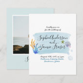 Mamma Mia Wedding Konzept Einladung (Vorne/Hinten)