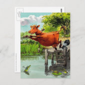 Mamma Mu Postkarte (Vorne/Hinten)