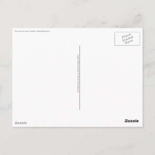 Mamma Mu Postkarte (Rückseite)