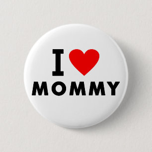 Mammaherzmama-Textmitteilungs-Muttersymbol der Button