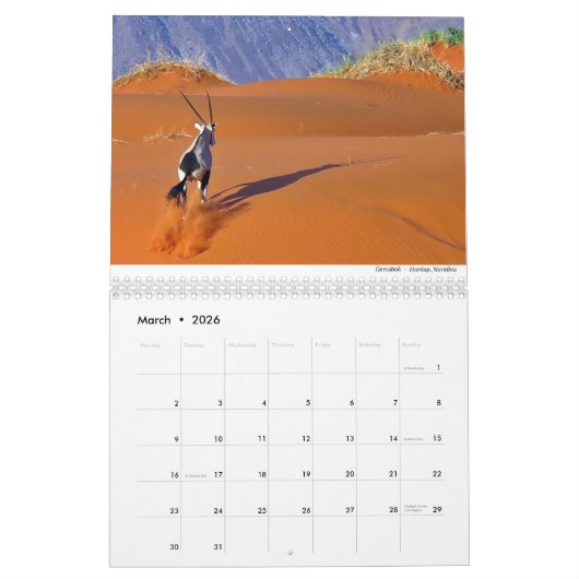 Mammals 2021 Kalender von Chris Milligan (Mär 2026)