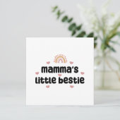 Mamma's Little Bestie - für Mama & Baby (Stehend Vorderseite)