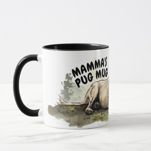 Mammas-Mops-Tasse Tasse (Links)