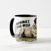 Mammas-Mops-Tasse Tasse (Vorderseite Links)