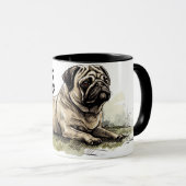 Mammas-Mops-Tasse Tasse (VorderseiteRechts)