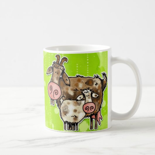 Mammaziegen-Tasse Kaffeetasse (Rechts)