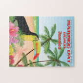 Mammee Bay Beach Jamaica Reiseplakat Puzzle (Horizontal)