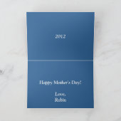 Mammen kardieren 2012 karte (Innenseite)