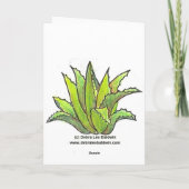 Mammillaria elegans notecard karte (Rückseite)