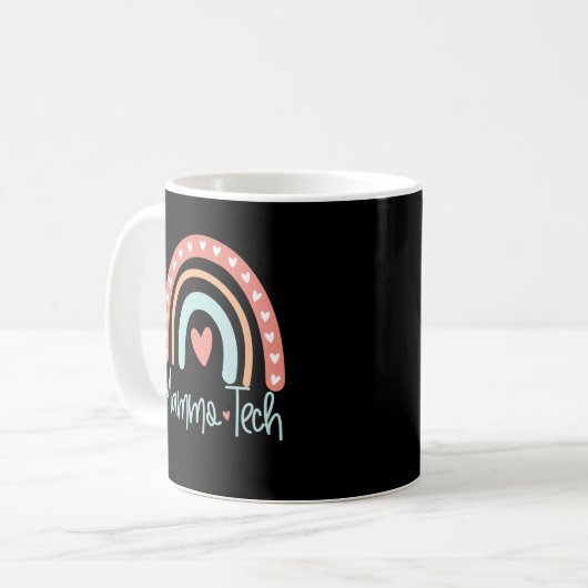 Mammo Tech Mammogram Technologin - Geschenk Kaffeetasse (Vorderseite Links)