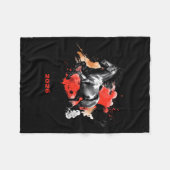 Mammo Tech Nurse Rn Cna Ma Valentine Valentine Nur Fleecedecke (Vorderseite (Horizontal))