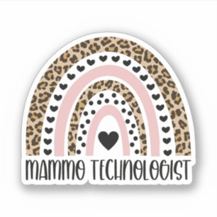Mammo-Technologe, Mammo Tech, Mammographie-Techs Aufkleber