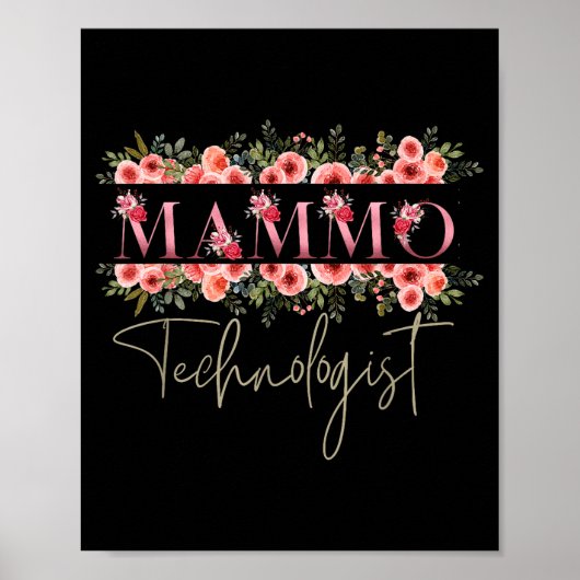 Mammo-Technologe Mammographie-Tech Poster (Vorne)