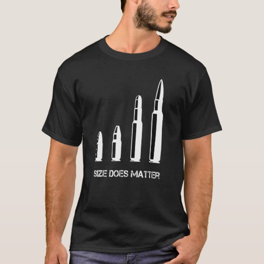 Mammo- und Schussgröße Matters Bullets & Cannon T-Shirt (Vorderseite)