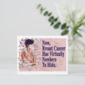 Mammogramm-Erinnerung Postkarte (Stehend Vorderseite)