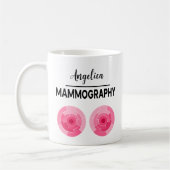 MAMMOGRAPHY Personalize Name X-ray Technologist Kaffeetasse (Links)