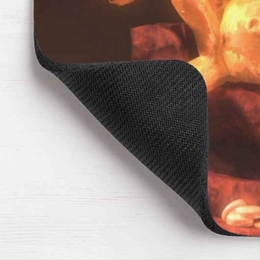 Mammon Dämon-Gott des Geldes Mousepad (Ecke)