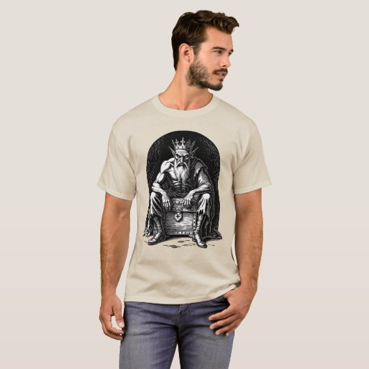 Mammon gekrönt im Widerspruch T-Shirt (Vorne ganz)