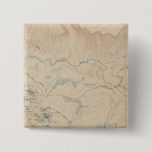 Mammot Hot Springs und Vicinity 2 Button (Vorderseite)