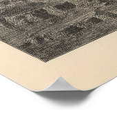 Mammot Hot Springs View Poster (Ecke)