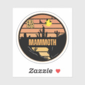 Mammoth, Arizona Aufkleber (Blatt)