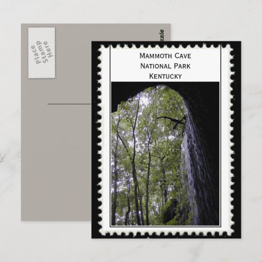 Mammoth Cave Kentucky Postkarte (Vorne/Hinten)