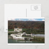 Mammoth Cave KY & Caesars Palace IN Postkarte (Vorne/Hinten)