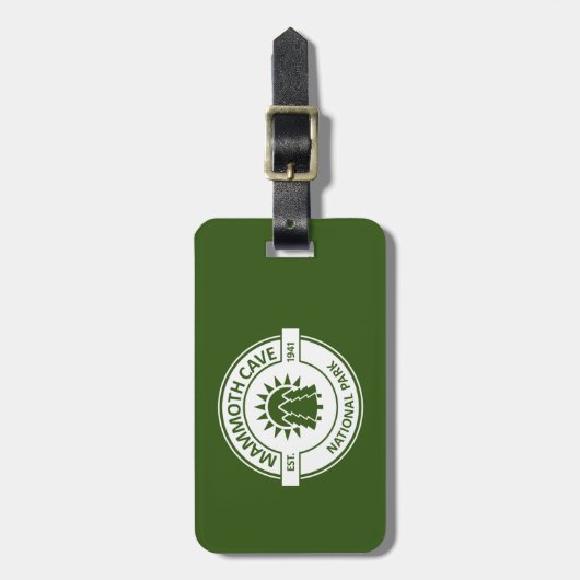 Mammoth Cave National Park Gepäckanhänger (Vorderseite vertikal)