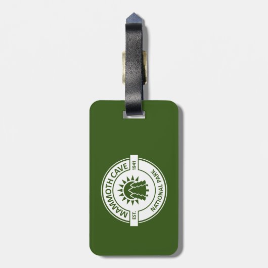 Mammoth Cave National Park Gepäckanhänger (Rückseite vertikal)