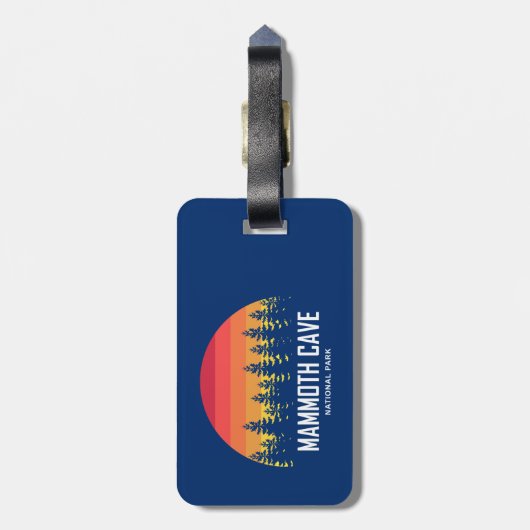 Mammoth Cave National Park Gepäckanhänger (Rückseite vertikal)