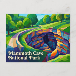 Mammoth Cave National Park, Kentucky, USA Postkarte