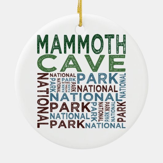 Mammoth Cave National Park Keramikornament (Hinten)