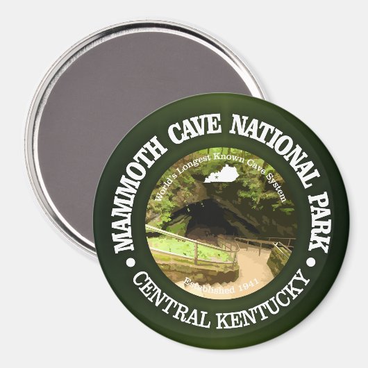 Mammoth Cave National Park Magnet (Vorderseite/Rückseite)