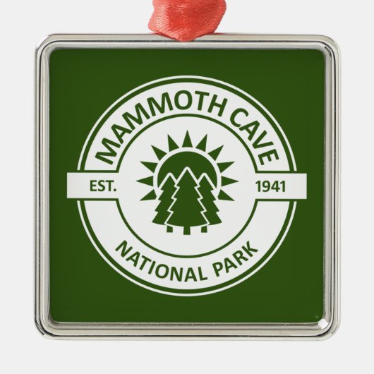 Mammoth Cave National Park Ornament Aus Metall (Vorne)