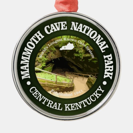 Mammoth Cave National Park Ornament Aus Metall (Vorne)