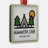 Mammoth Cave National Park Ornament Aus Metall (Rechts)