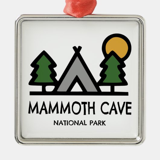 Mammoth Cave National Park Ornament Aus Metall (Vorne)